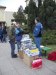 Schon vor der Halle ging es los ...