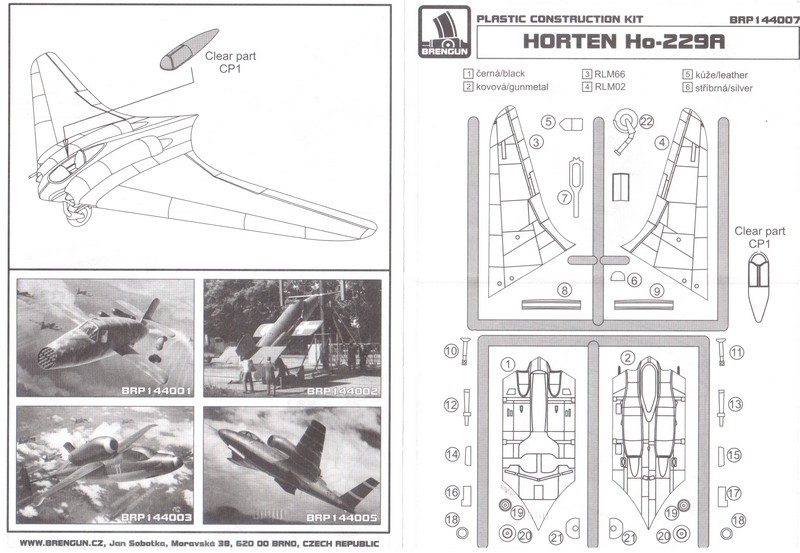 Horten Ho-229A von Brengun in 1//144