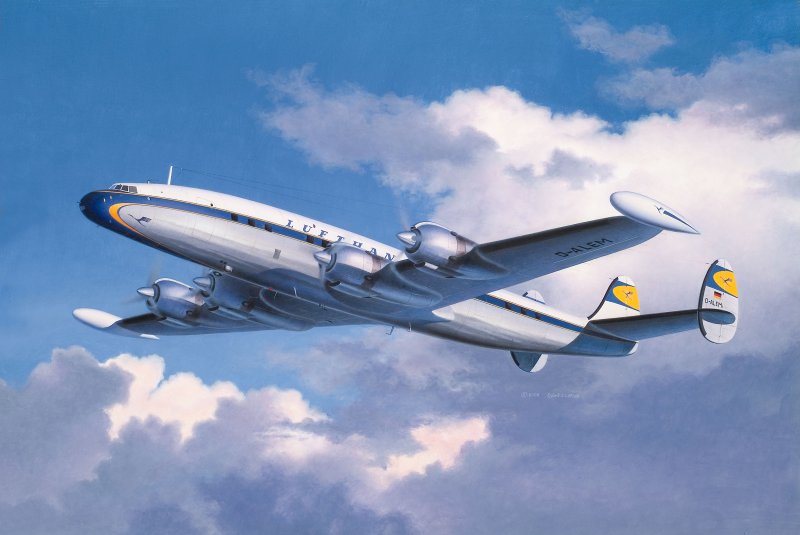 Lockheed L 1049 Super Constellation Lufthansa Revell 1 144
