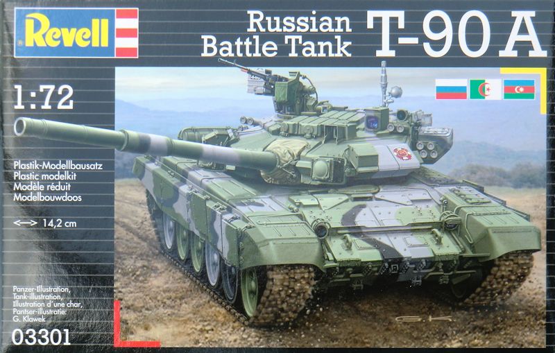 Revell 03301 Russian battle tank T-90 A 1:72 Bausatz NEU OVP 47363 Sonderpreis